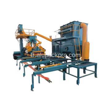 Machine de sablage par extrusion d'aluminium